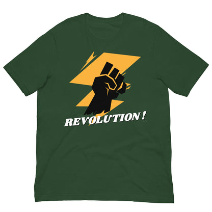camiseta revolution verde botella