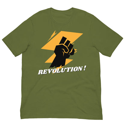 camiseta revolution verde oliva