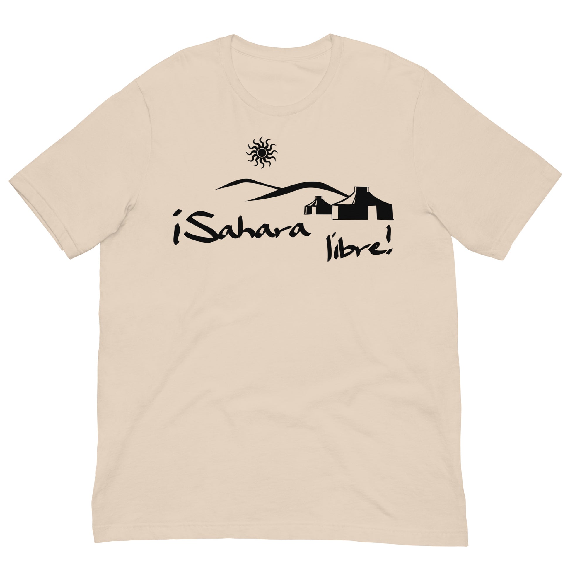 camiseta sahara libre beige