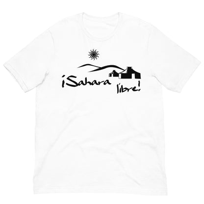 camiseta sahara libre blanca