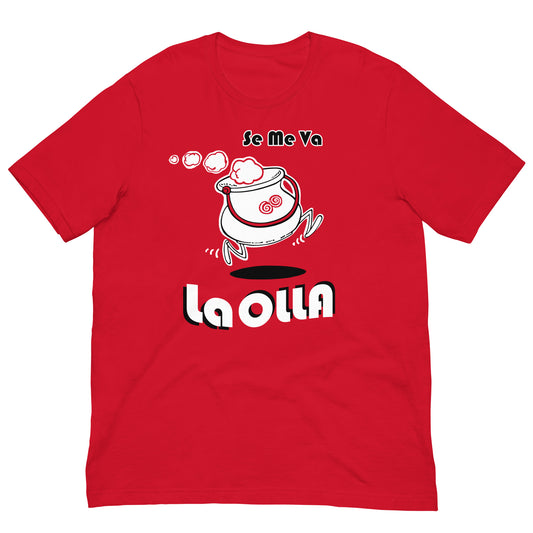 camiseta se me va la olla roja