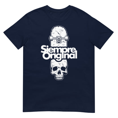 camiseta skate or die siempre original en color azul marino