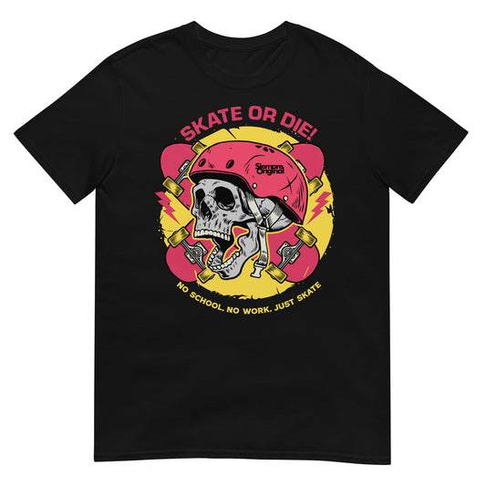 camiseta skate or die siempre original urban en color negro