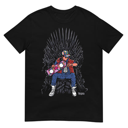 camiseta skate regreso al futuro juego de tronos negra