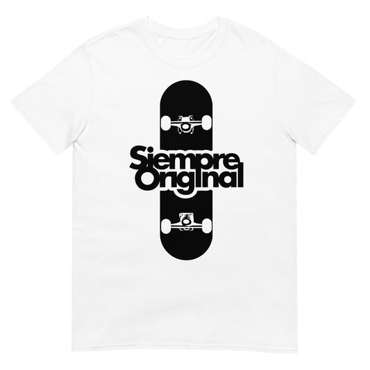 camiseta skate blanca