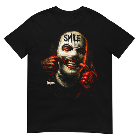 camiseta smile mask urbanwear negra