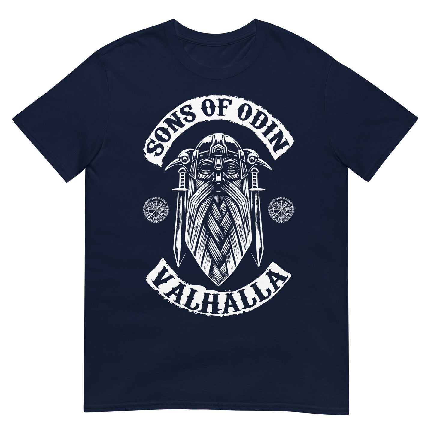 camiseta sons of odin valhalla azul marino