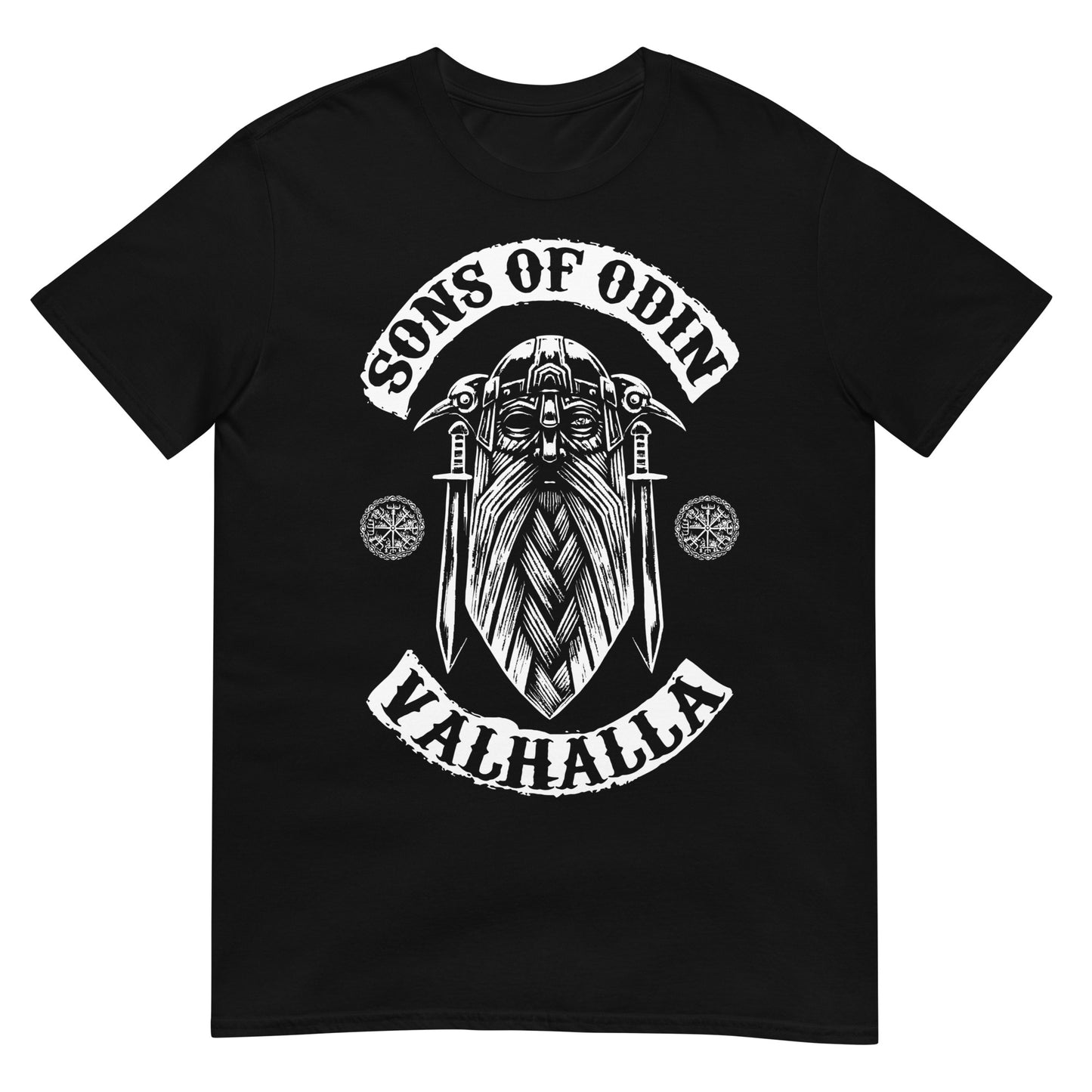 camiseta sons of odin valhalla negra