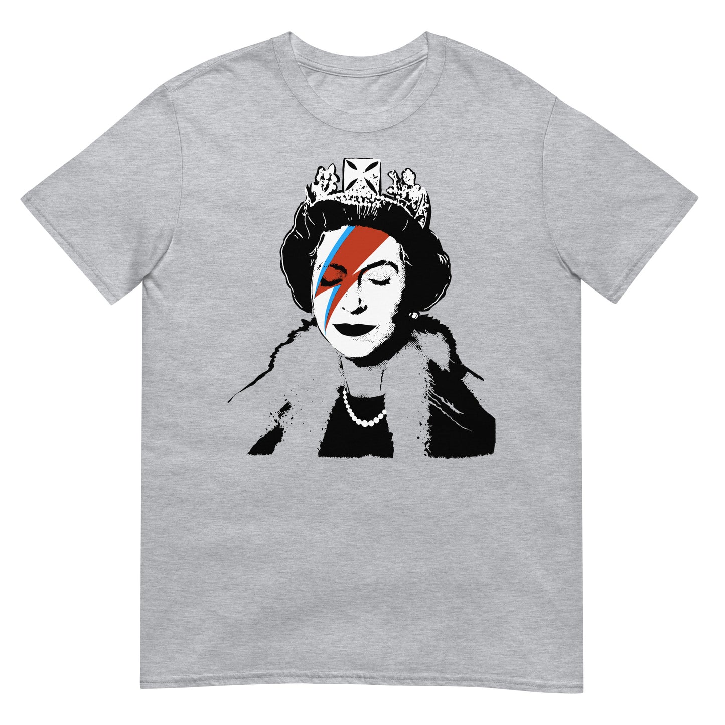 camiseta still sane banksy isabel bowie gris