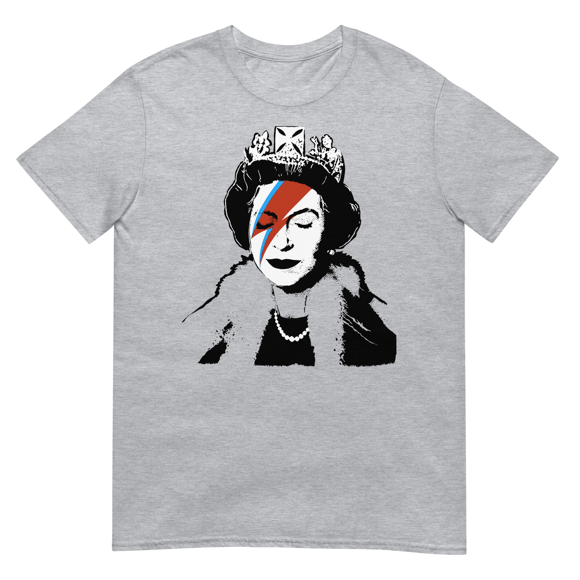 camiseta still sane banksy isabel bowie gris