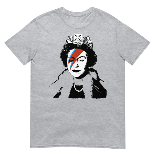 camiseta still sane banksy isabel bowie gris