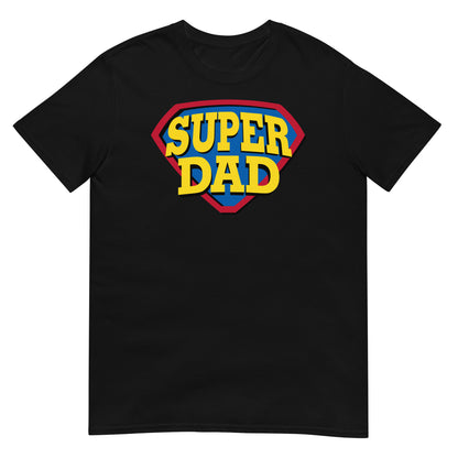 camiseta super dad papa negra