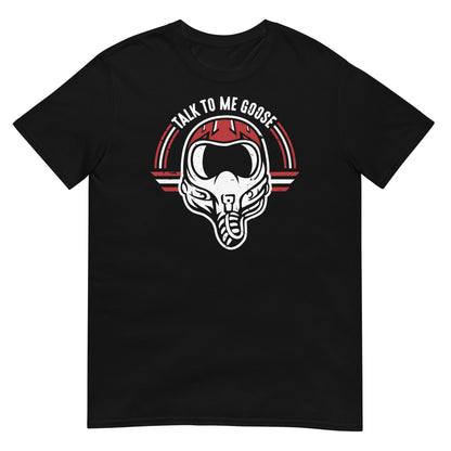 camiseta talk to me goose top gun en color negro