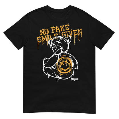 camiseta teddy bear street art negra