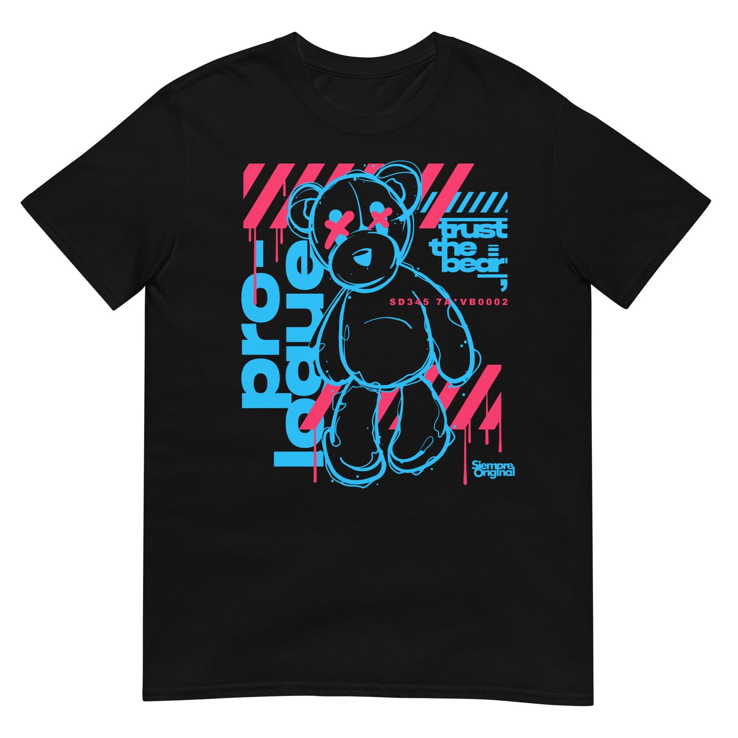 camiseta teddy bear urban style negra