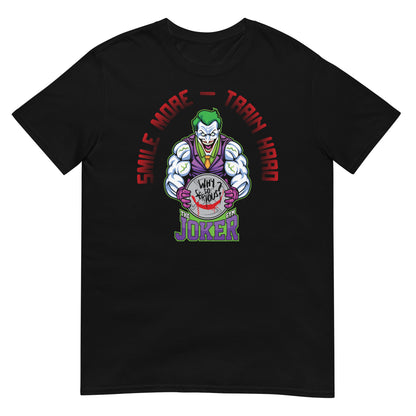 camiseta the joker gym gimnasio fitness en color negro