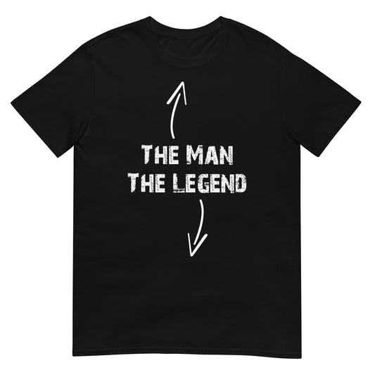 camiseta the man the legend negra