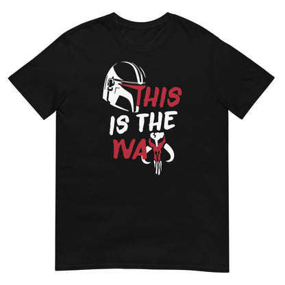 camiseta the mandalorian este es el camino this is the way en color negro