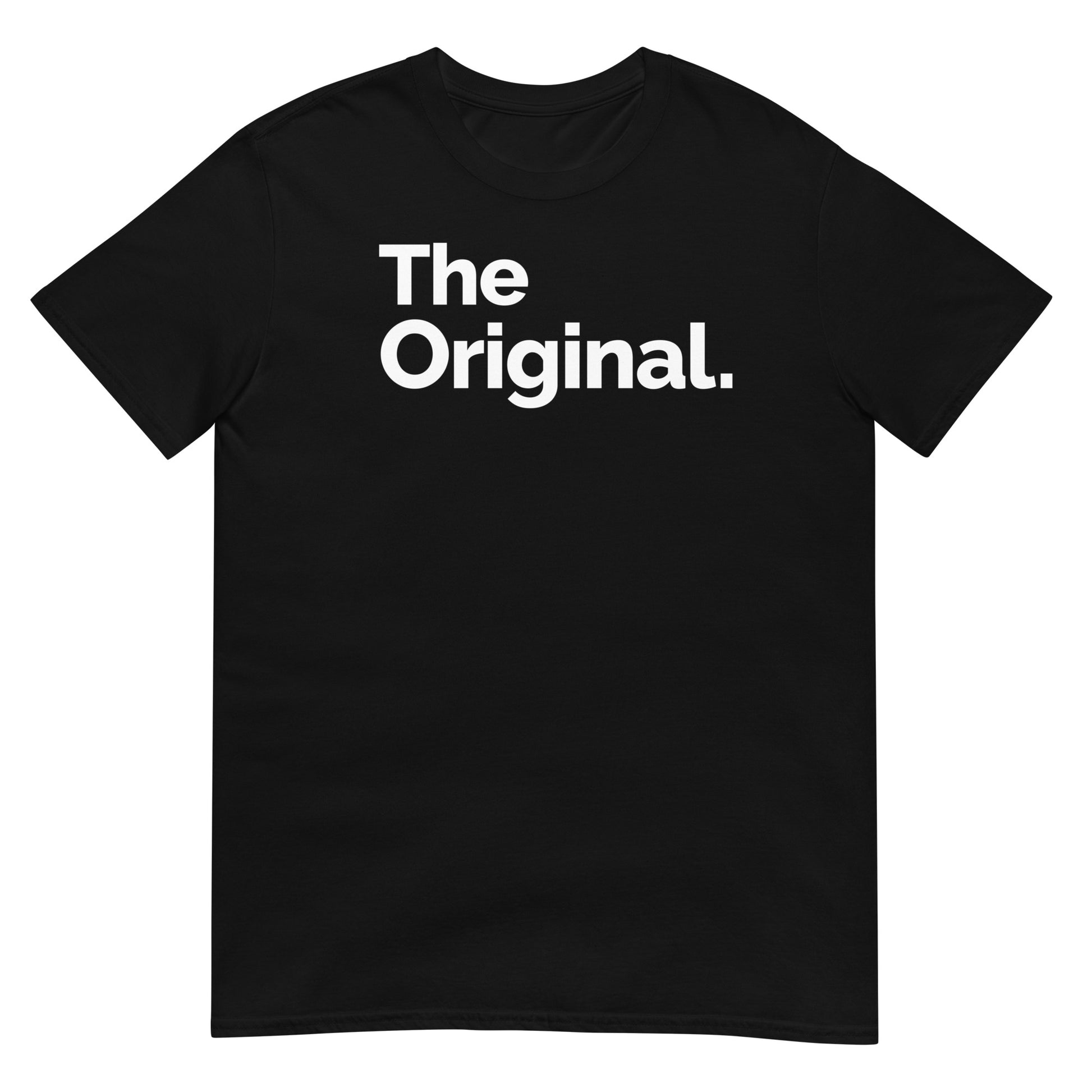camiseta the original regalo dia del padre madre en color negro