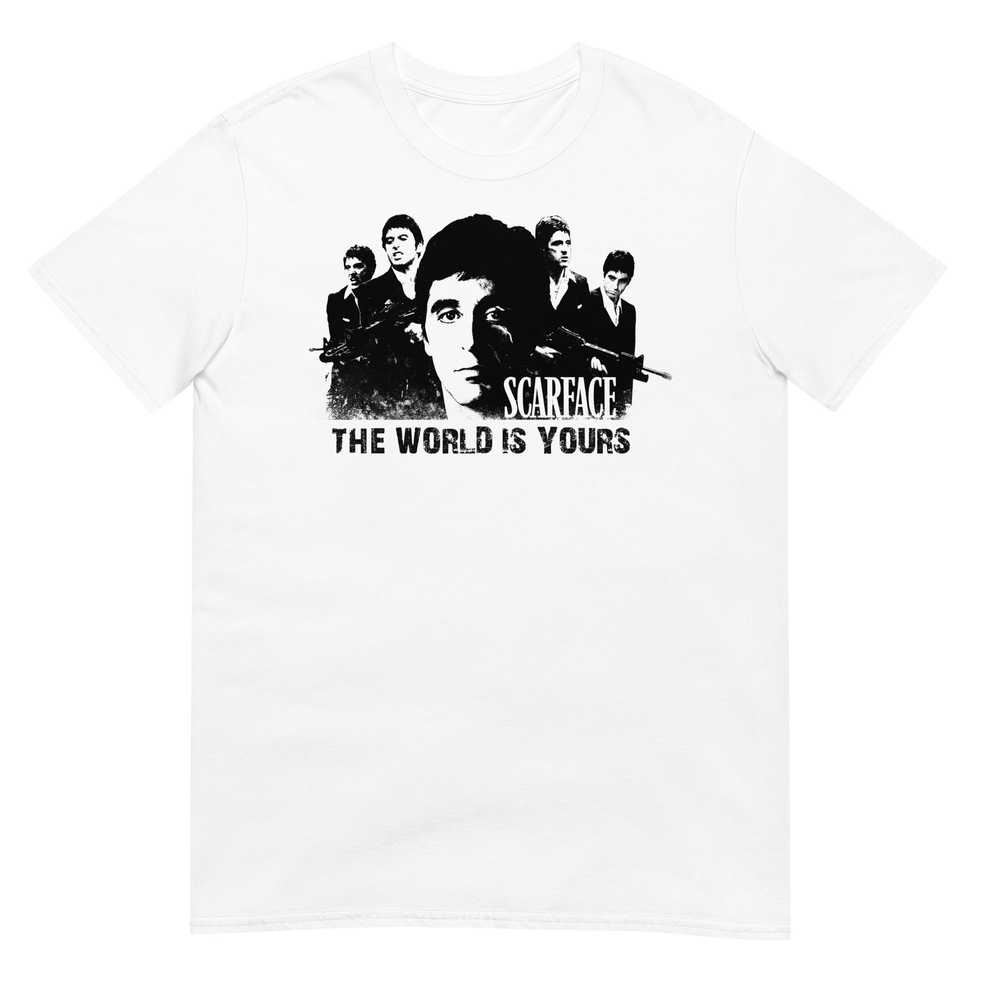 camiseta the world is yours scarface blanca