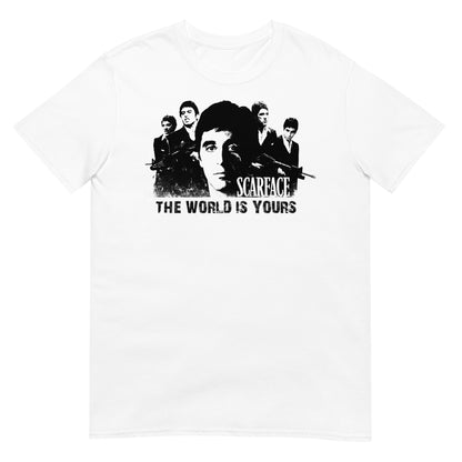 camiseta the world is yours scarface blanca