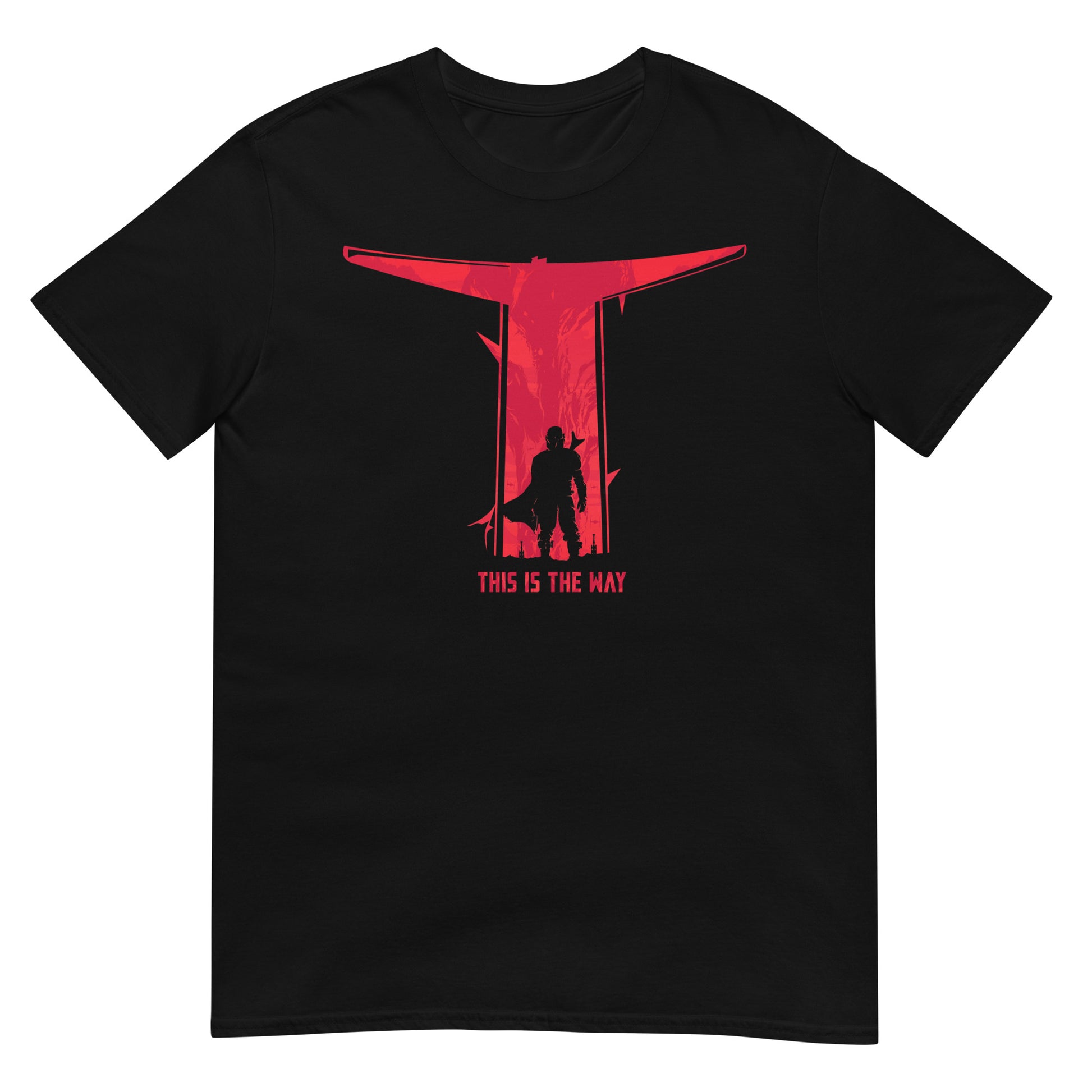 camiseta this is the way casco mandalorian negra
