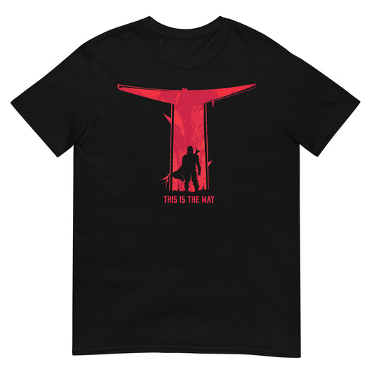camiseta this is the way casco mandalorian negra