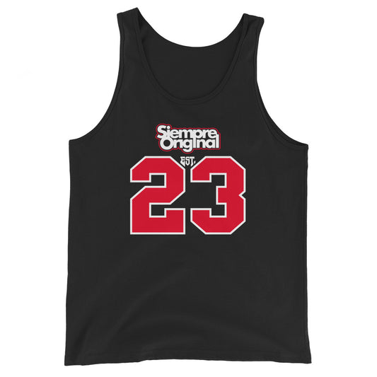 camiseta tirantes 23 baloncesto espalda negra