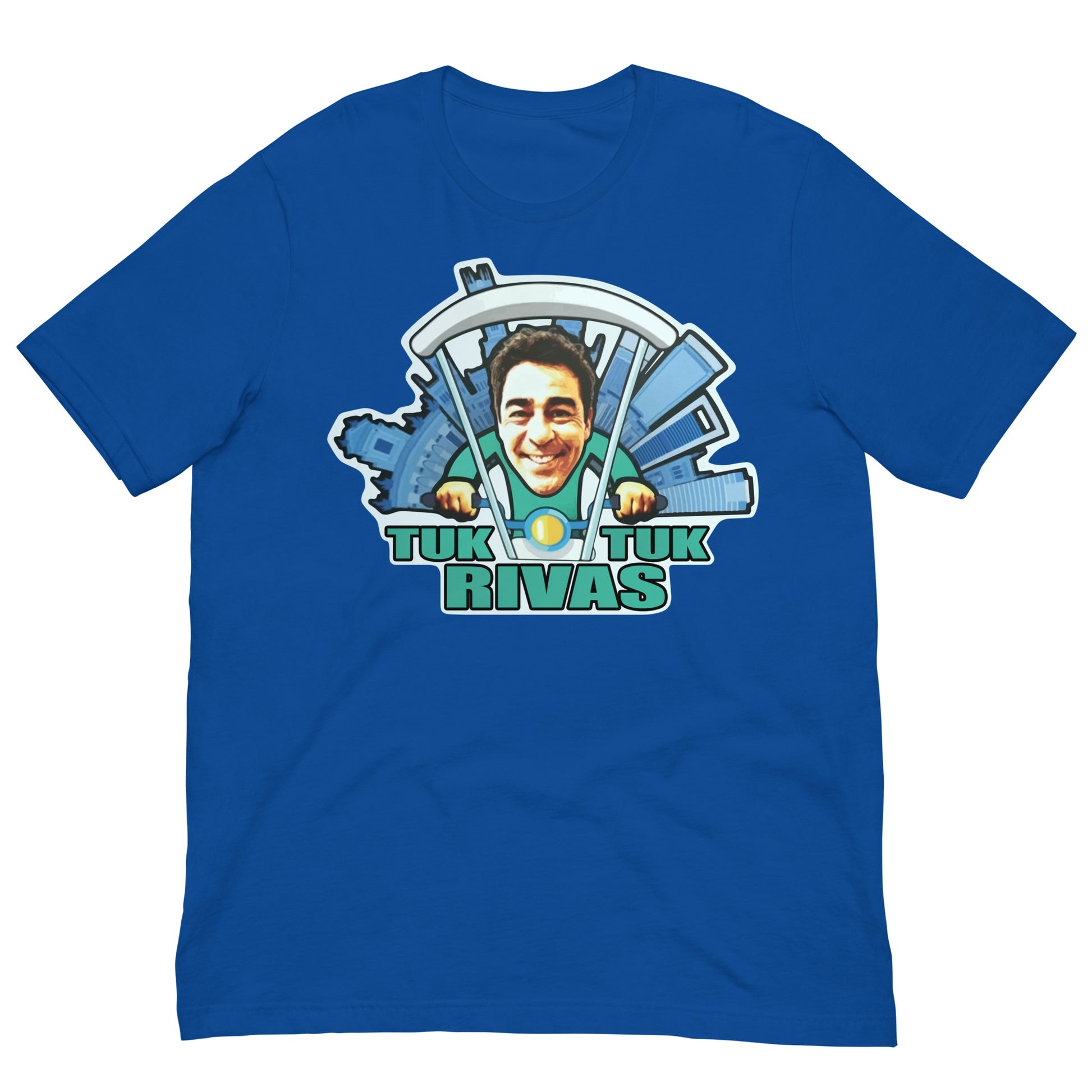camiseta tuk tuk rivas amador la que se avecina en color azul royal