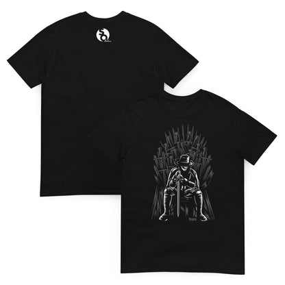 camiseta v de vendetta juego de tronos delante y detras negra