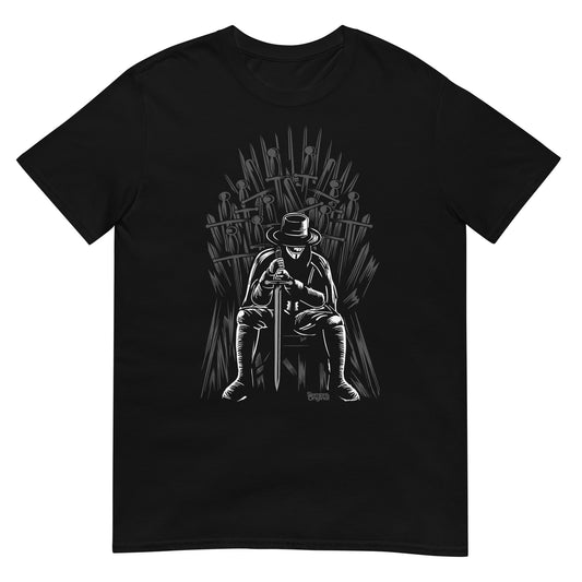 camiseta v de vendetta juego de tronos negra