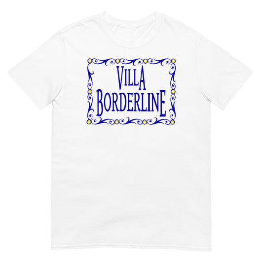 camiseta villa borderline amador la que se avecina en color blanco