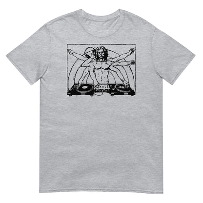 camiseta vitruvian deejay dj vitruvio en color gris