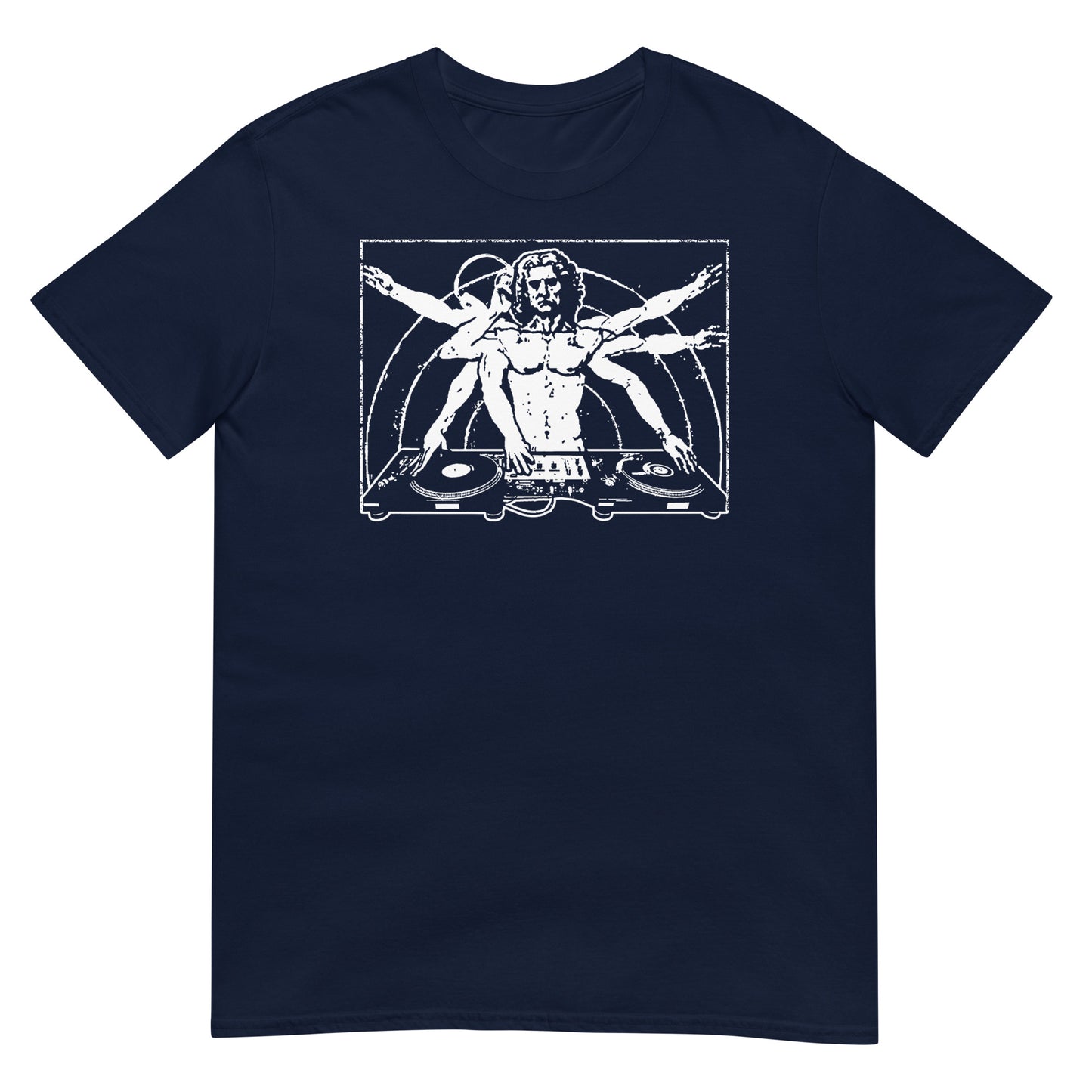 camiseta vitruvio dj azul marino