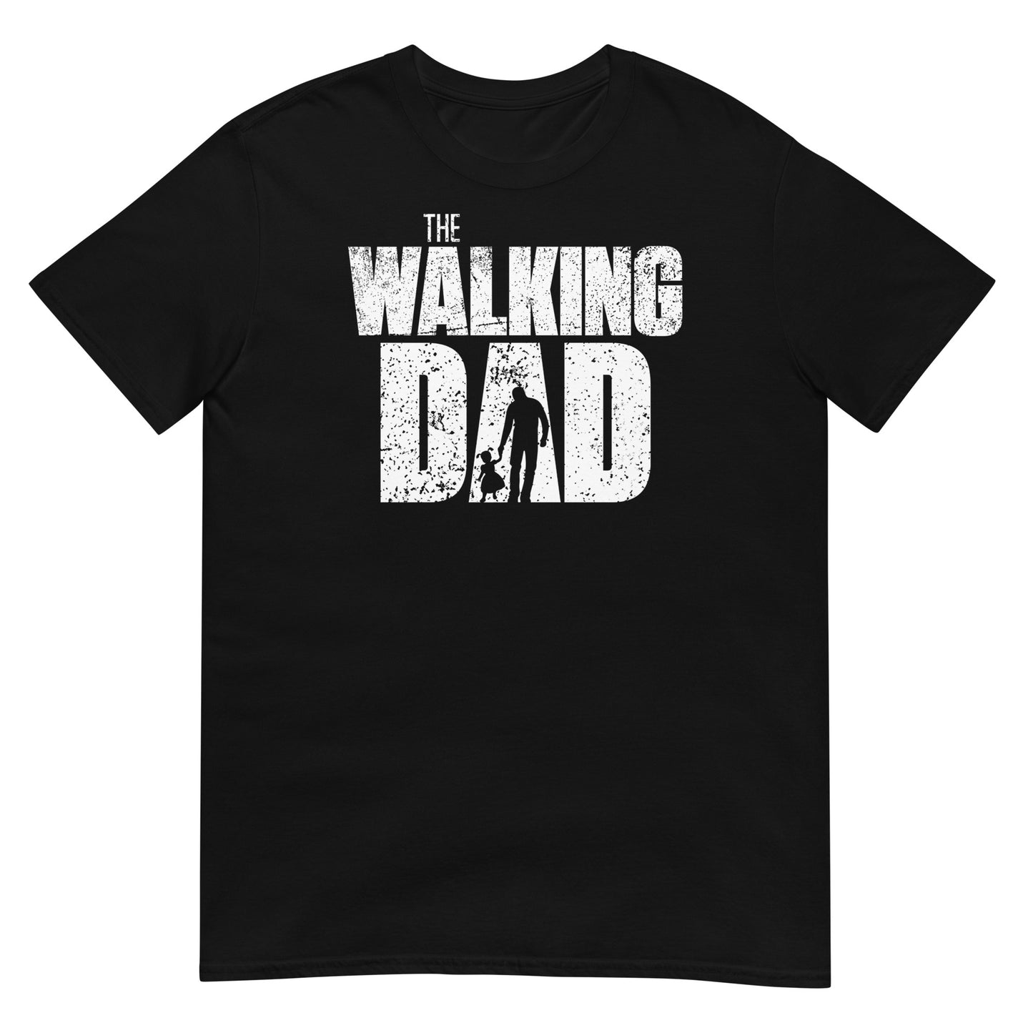 camiseta the walking dad padre e hija negra
