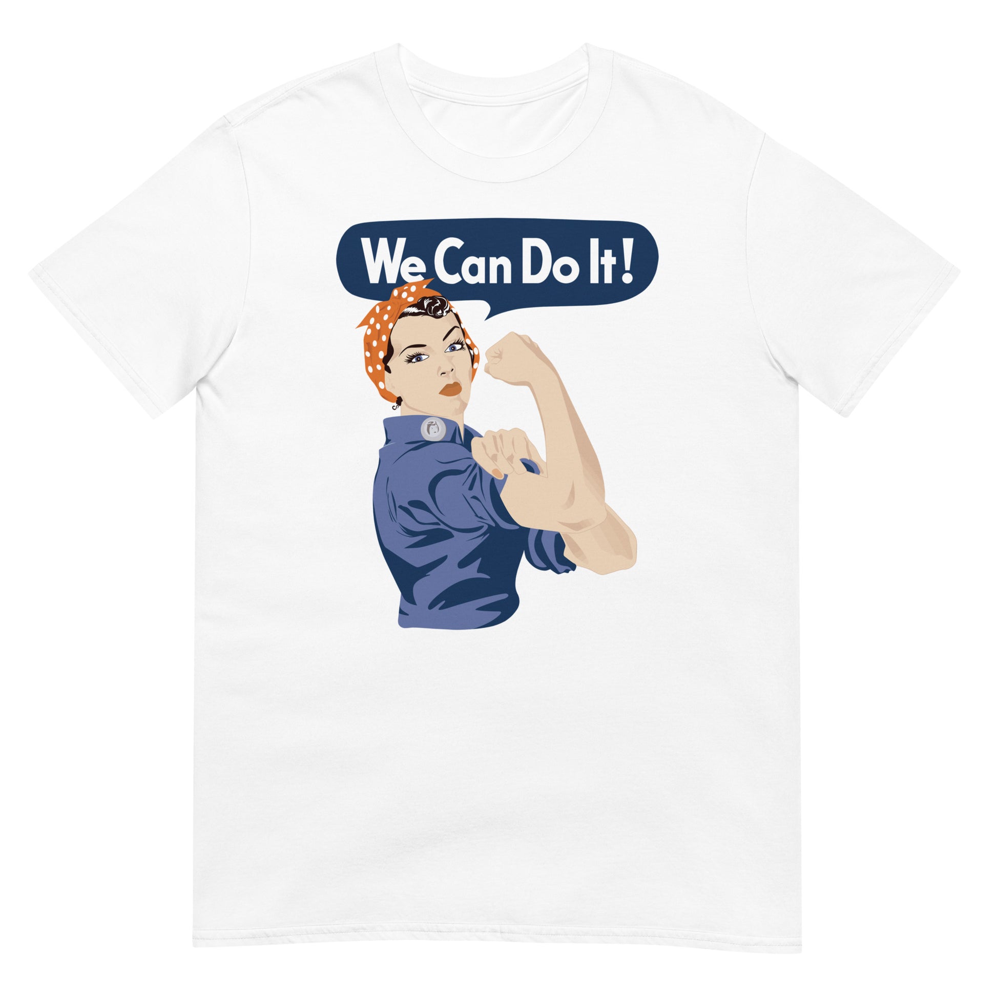 camiseta we can do it feminista blanca
