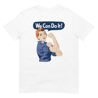 camiseta we can do it feminista blanca