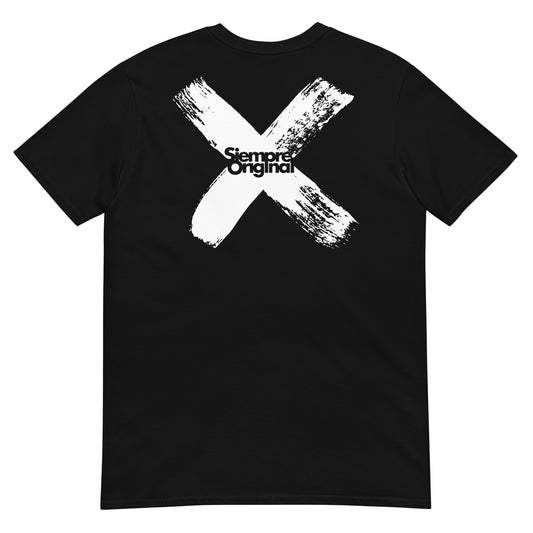 camiseta x espalda negra