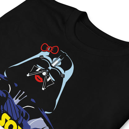 detalle de camiseta yo soy tu madre en color negro