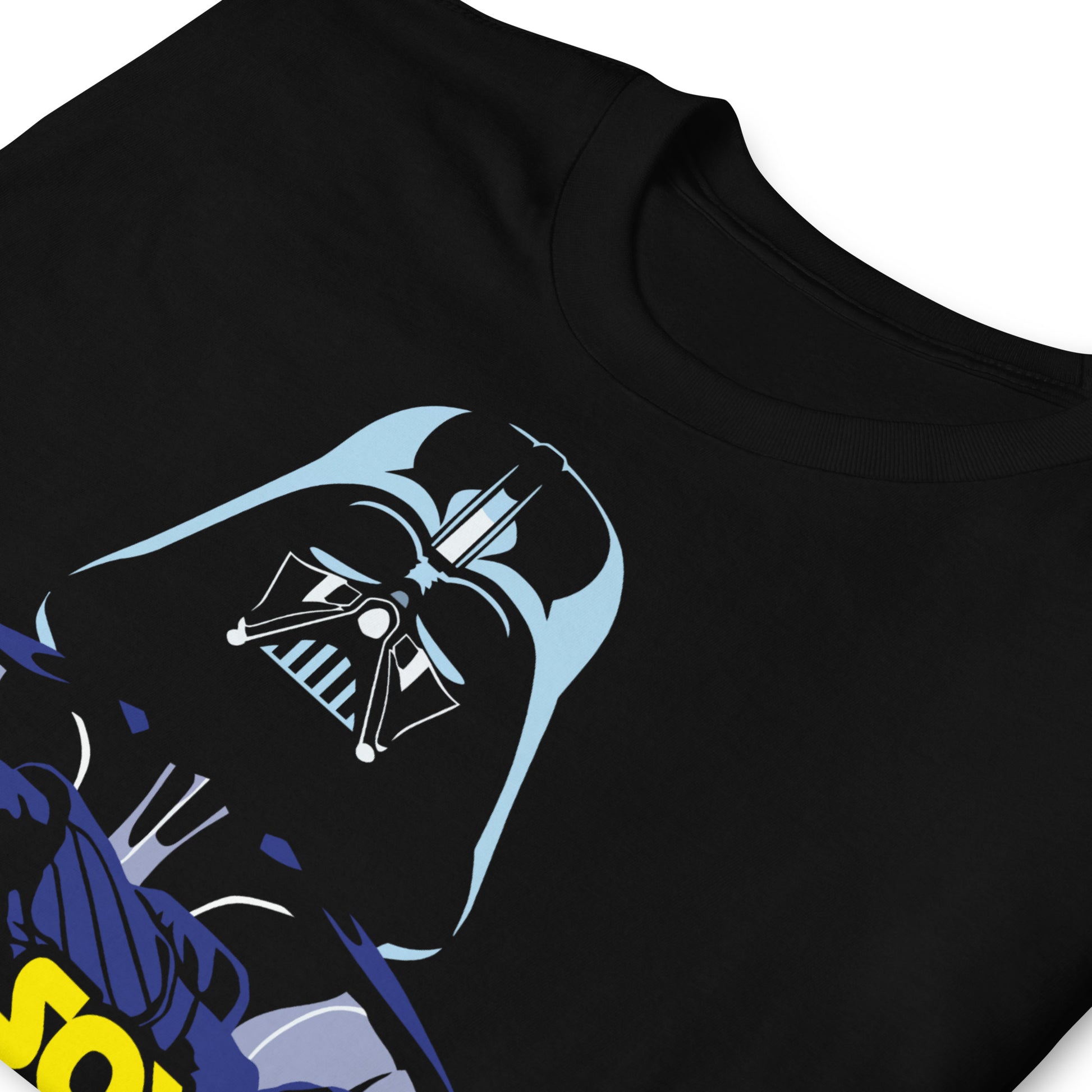 detalle de camiseta yo soy tu padre en color negro