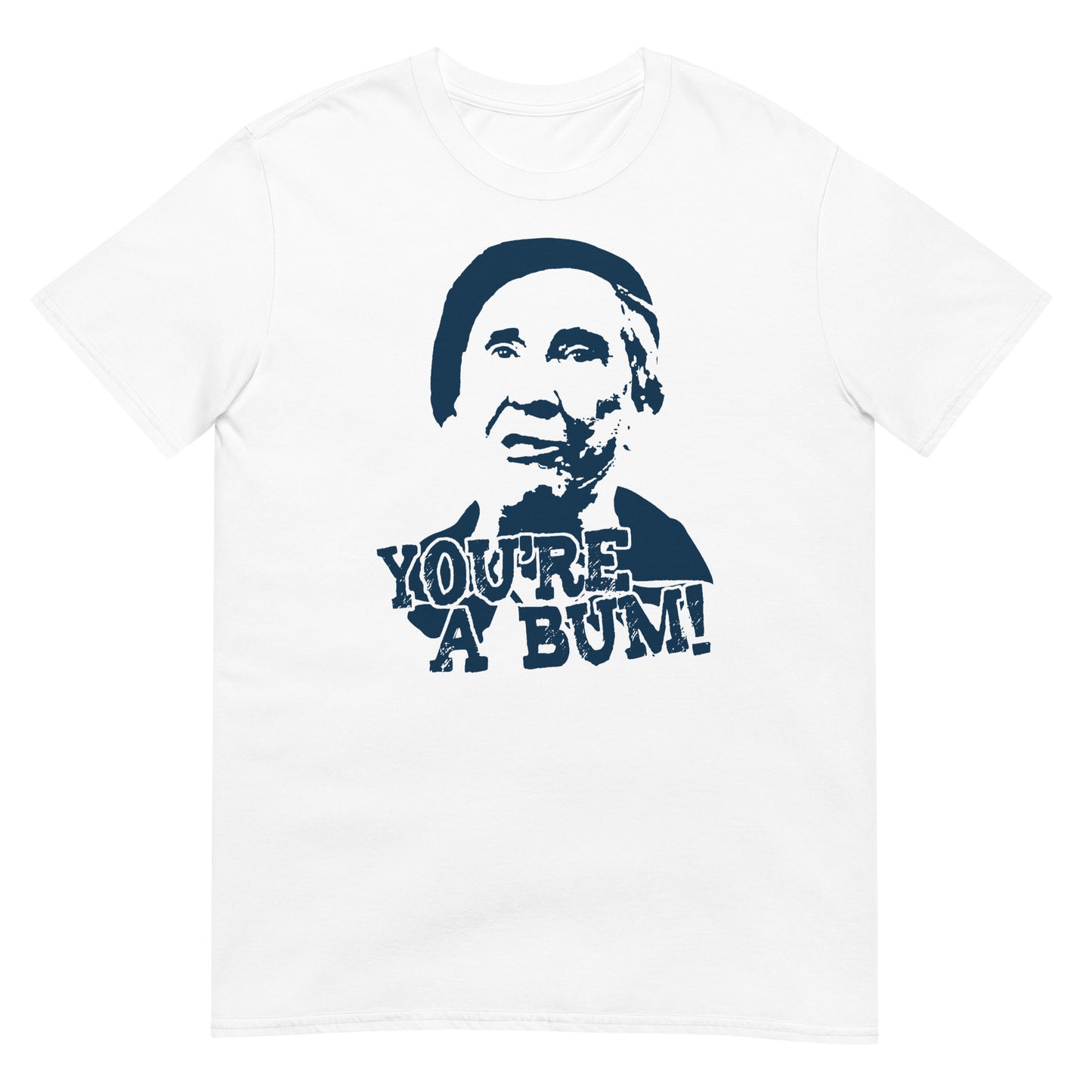 camiseta youre a bum rocky boxeo blanca