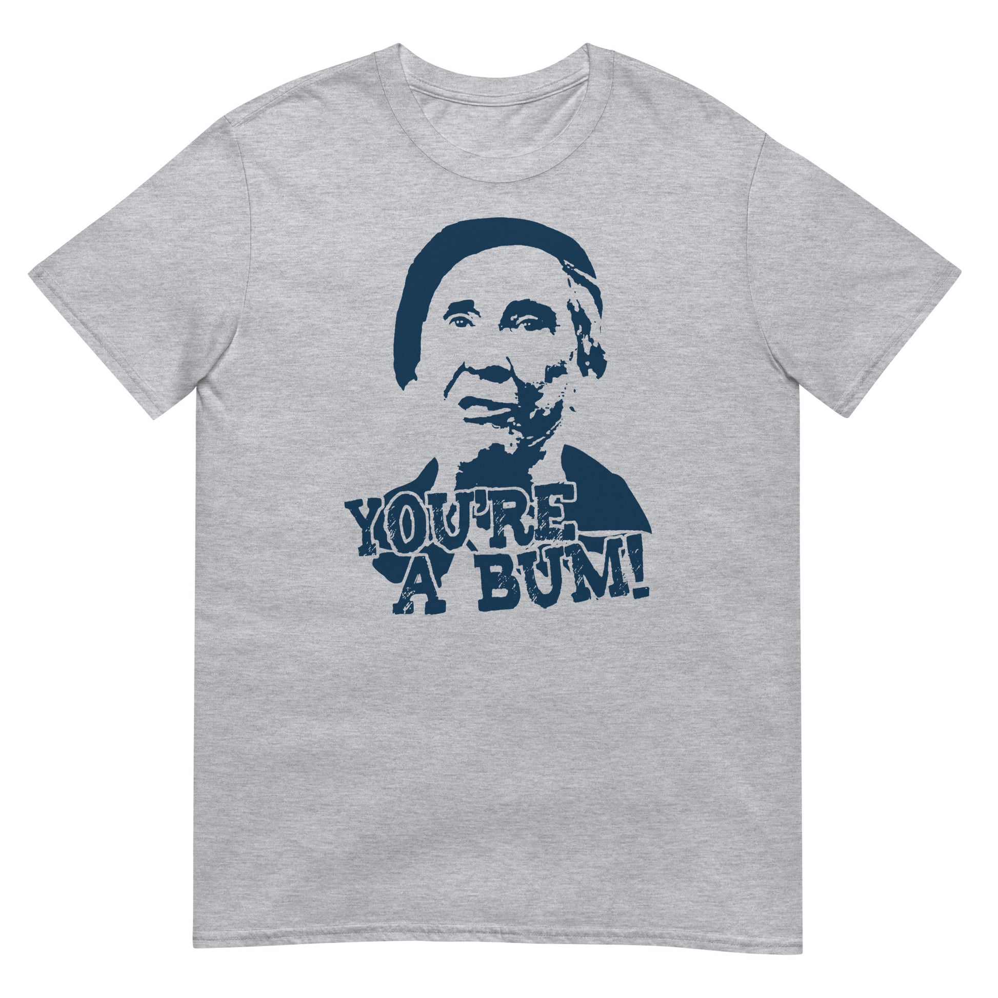 camiseta youre a bum rocky boxeo gris