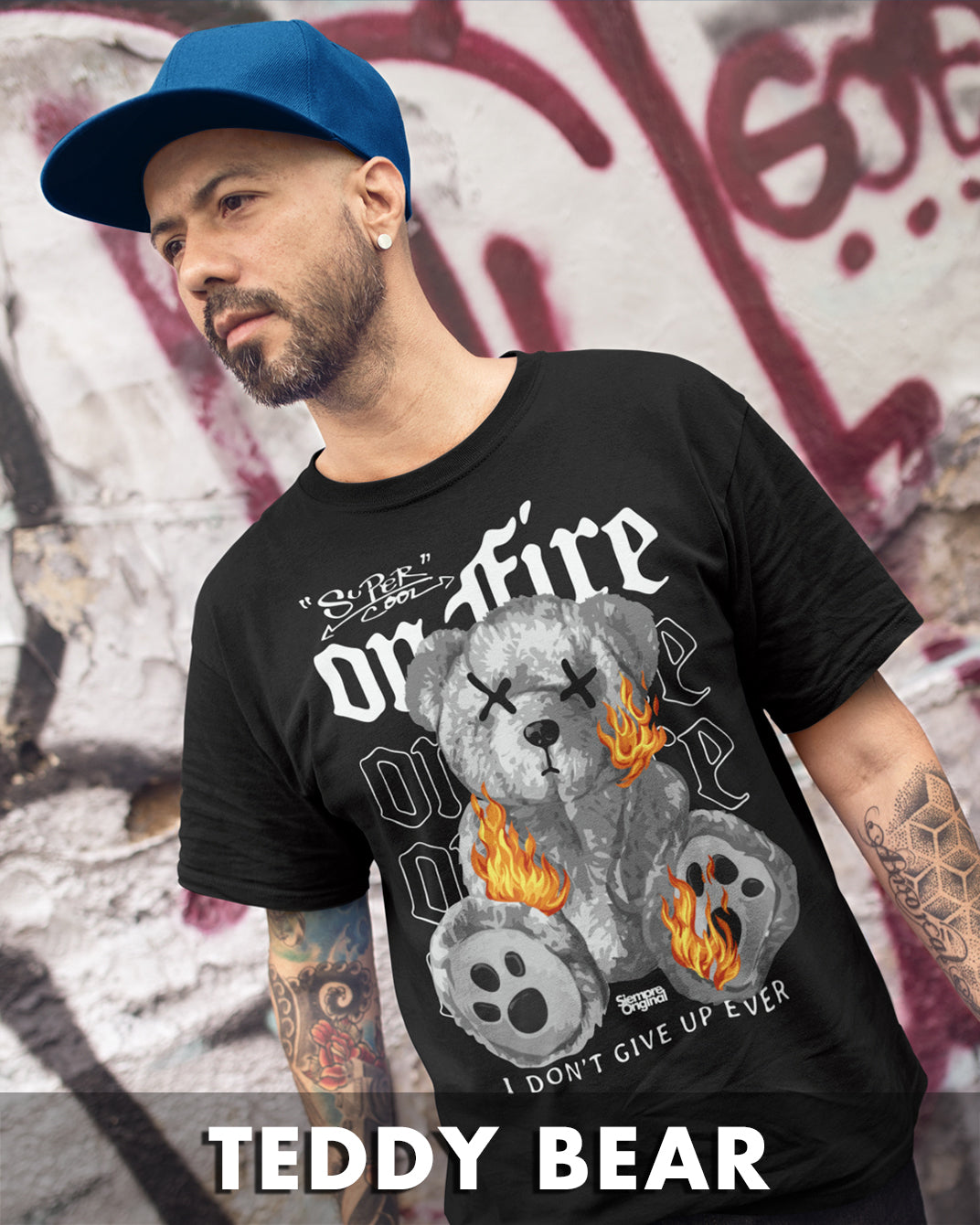 camisetas teddy bear urbanas