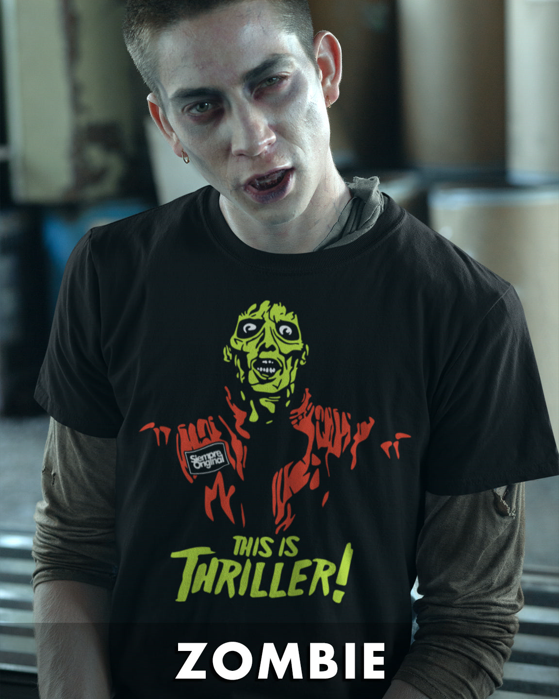 camisetas zombie urbanas