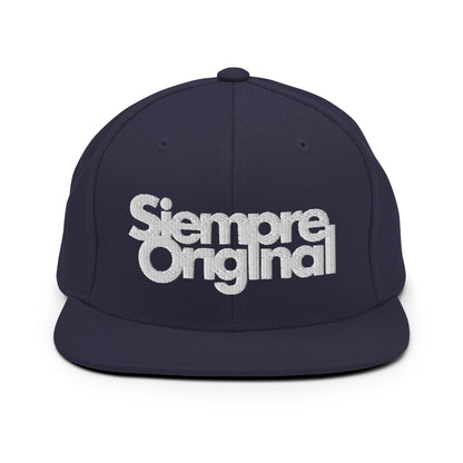gorra snapback con logo siempre original azul marino
