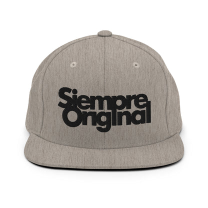gorra snapback siempre original gris jaspeado