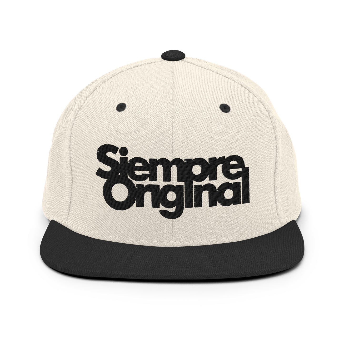gorra snapback siempre original natural negra