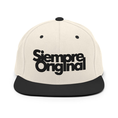 gorra snapback siempre original natural negra