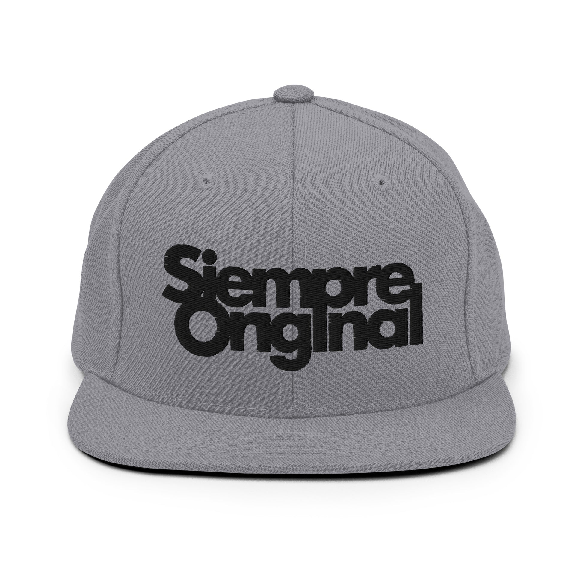 gorra snapback siempre original plata