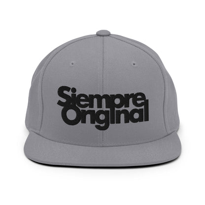 gorra snapback siempre original plata